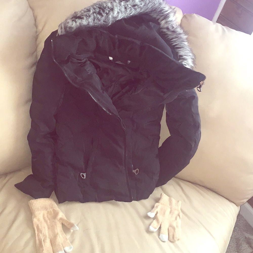 Coat and mitten bundle